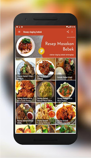 resep masakan bebek Screen 2
