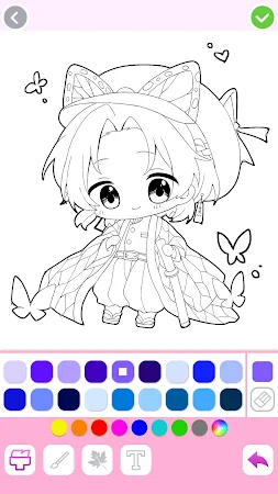 Game screenshot Cute Drawing : Anime Color Fan mod apk