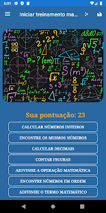 Visualização do aplicativo