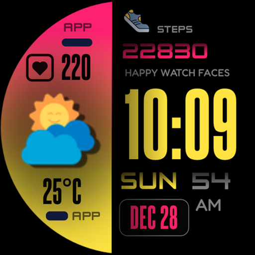 h019 Happy Weather Modern Logo