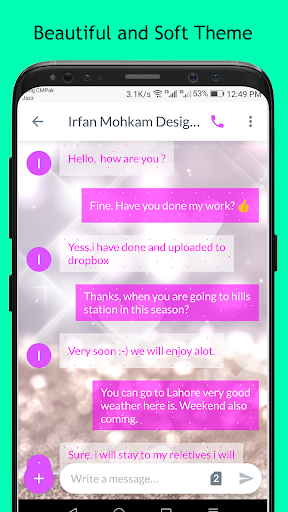 Perfume SMS Dual Theme