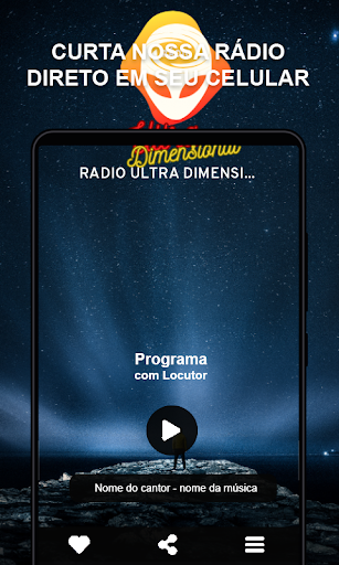 Android application RÁDIO ULTRA DIMENSIONAL screenshort