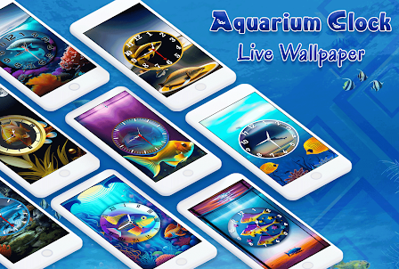 Aquarium Clock Live Wallpaper