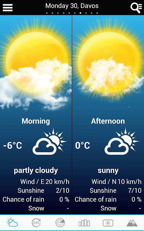 Weather for Switzerland - New - (Android)