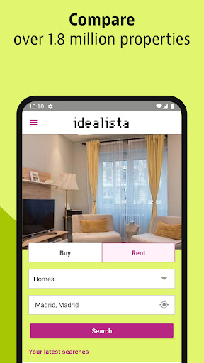 Android application idealista screenshort
