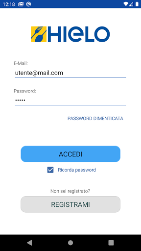 Android application Hielo screenshort