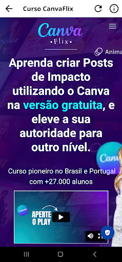 Criação de Conteúdo Visual Screen 2
