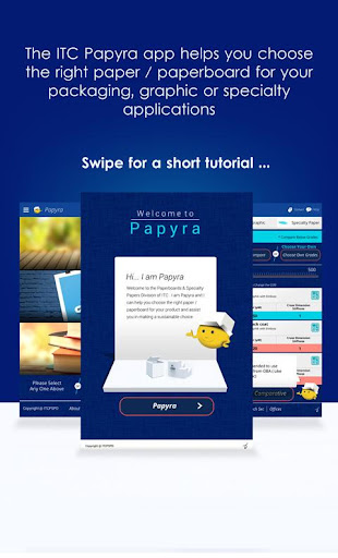 Android application ITC's Papyra screenshort