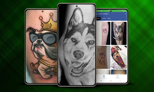 Screenshot 1 Dog Tattoo Designs 5000+ android