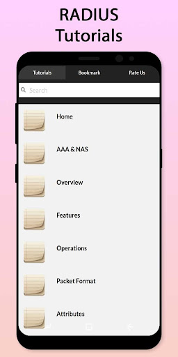 Android application Easy RADIUS Tutorial screenshort