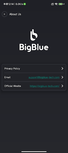 Android application BigBlue Energy screenshort