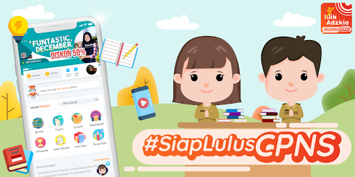 Android application Klik Adzkia - Siap Hadapi CPNS screenshort