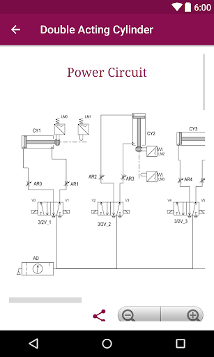 Android application Pneumatic Control Circuits screenshort