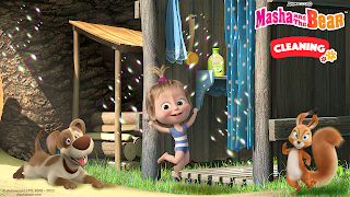 Masha and the Bear: Cleaning - Screenshot 1