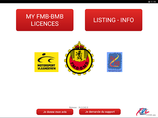 Android application My FMB BMB screenshort