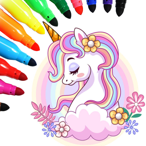 UNICORN COLORING PAGES