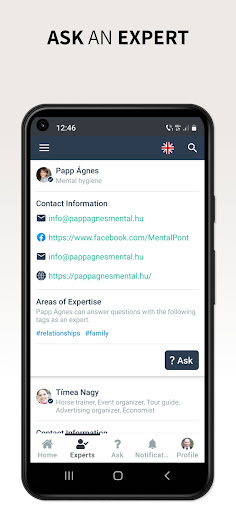 Screenshot of Quanswer - questions & answers