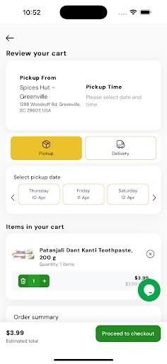 App screenshot