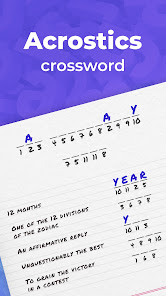 Captura 1 Acrostics – Crossword Puzzle android