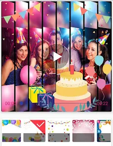 Vídeo de aniversário com músic – Apps no Google Play