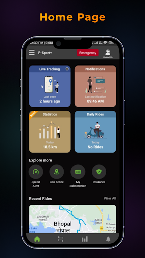 Android application Power EV screenshort