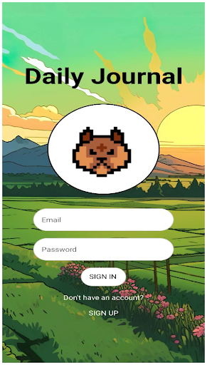 Android application Daily Journal screenshort