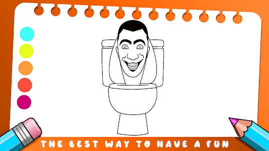 Skibidi Toilet : Coloring Game