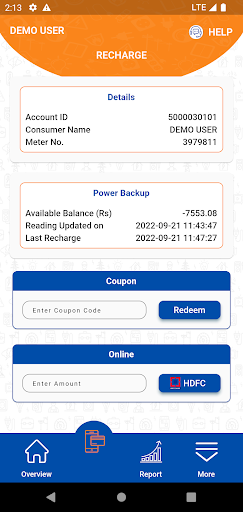 DG METERING Screen 2