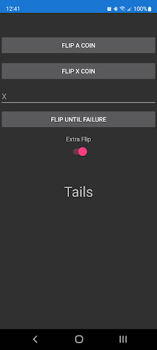 Android application CoinFlip mDev screenshort