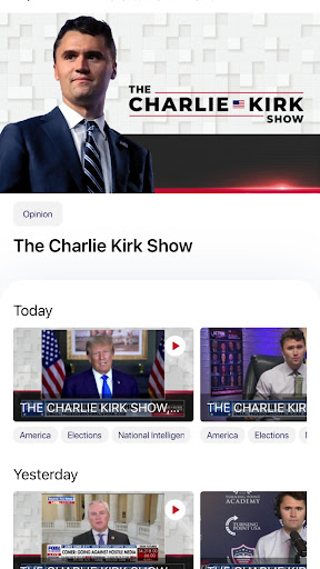 Real America’s Voice News Screen 3