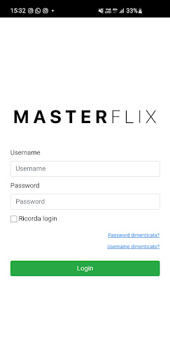 Android application MASTERFLIX - Corsi on demand screenshort