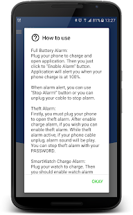 Full Battery & Theft Alarm Screenshot