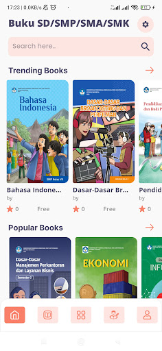 Android application Buku Sekolah Digital screenshort