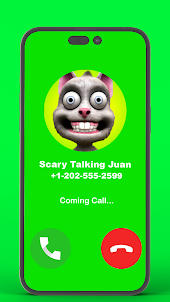 Talking Juan Scary Video Call