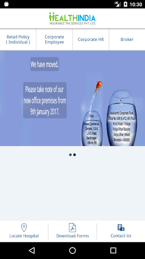 HEALTHINDIA HR BROKER Screen 2