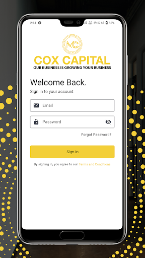 Android application Cox Capital Ltd screenshort