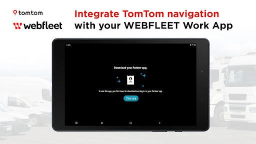 Screenshot of TomTom GO Fleet