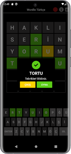 Wordle! Kelime Oyunu Screen 3
