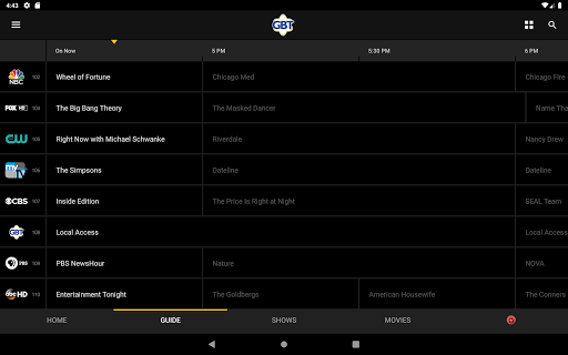 Screenshot of StreamIt powered by GBT