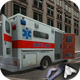 City Ambulance Parking 3D icon