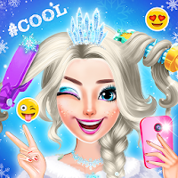 Ледяной Принцесса Волосы Салон - Мода Игры за