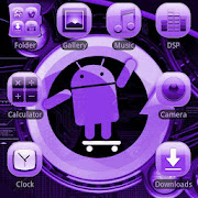 CYANOGEN PURPLE GO Theme