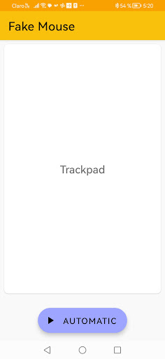 Android application Fake Mouse screenshort