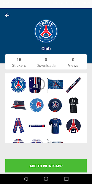 Imágen 3 PSG Stickers android