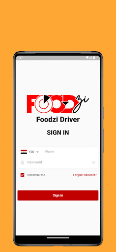 Foodzi Delivery Screen 2