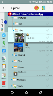 X-plore File Manager Schermata