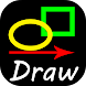 画面のどこでもAZDrawを描く - Androidアプリ