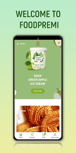 Android application Foodpremi screenshort