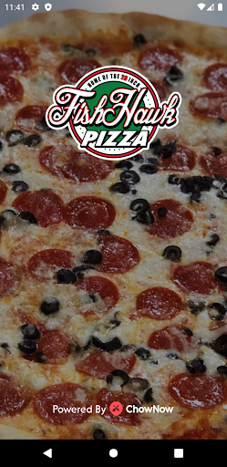 Android application Fishhawk Pizza screenshort