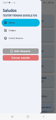 Código Alert HUP Screen 3
